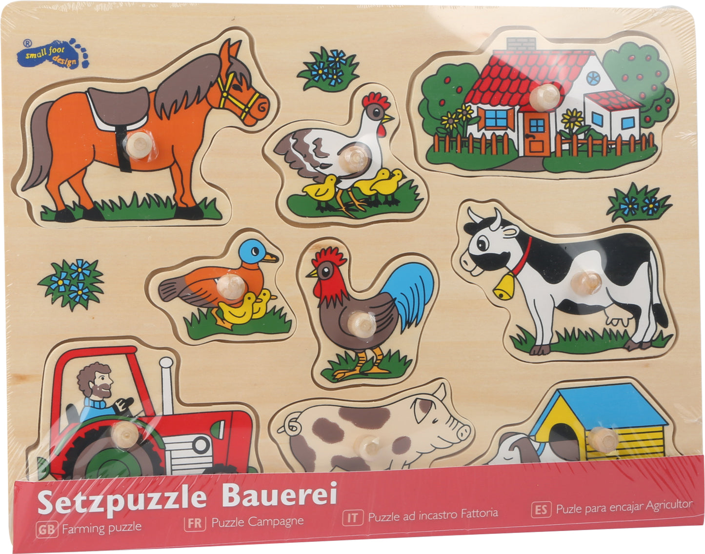 Setzpuzzle Bauerei - Bauernhof - small foot