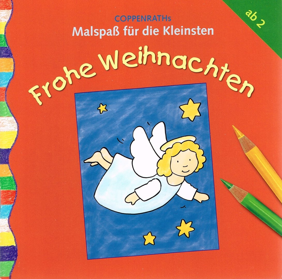 Malspaß für die Kleinsten - Frohe Weihnachten - ab 2 Jahre