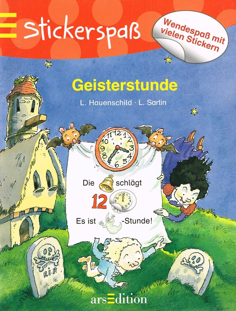 Stickerspaß - Geisterstunde - Wendespaß mit vielen Stickern