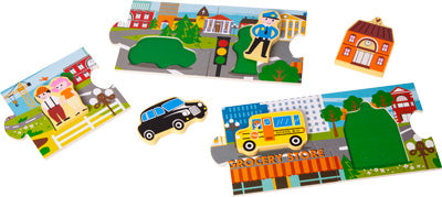 Storypuzzle Stadt - small foot