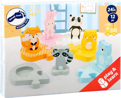 Steckpuzzle - Pastell small foot