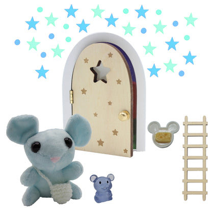 Plüsch Zahnfee Set - leuchtet im dunklen - Ein zauberhaftes DIY-Set für den Zahnwechsel mit funkelnden Extras, liebevoll und kreativ gestaltbar.